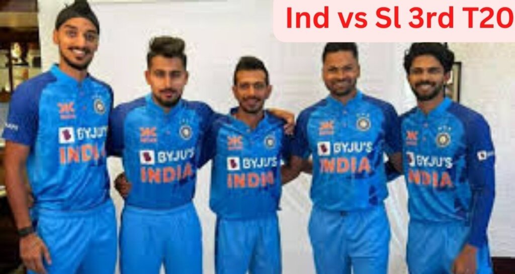 IND vs SL 3rd T20 Dream11 Prediction Today 2023