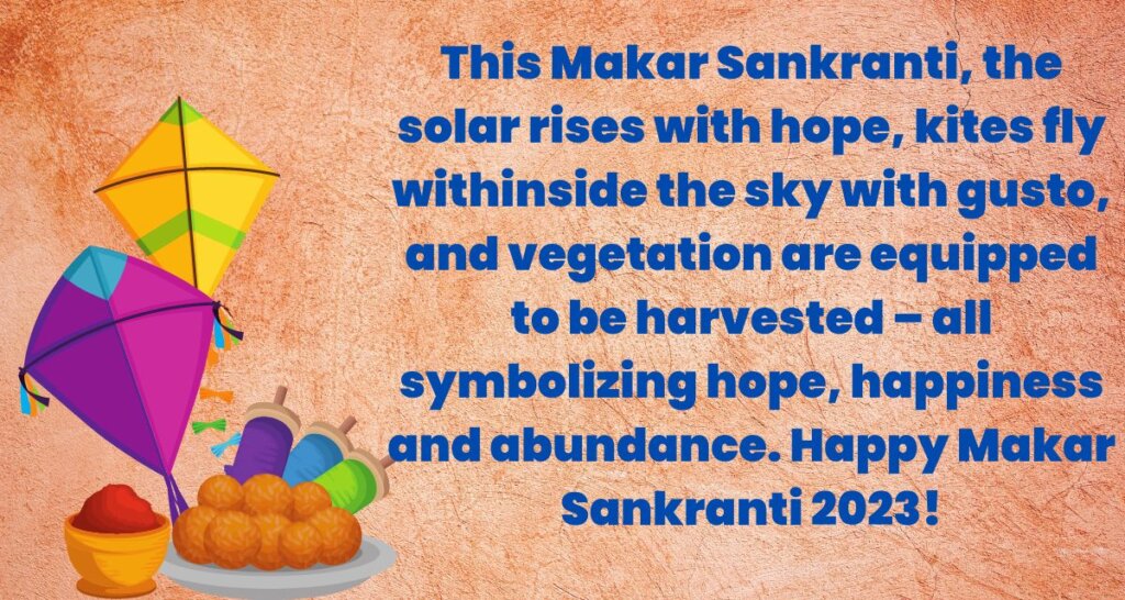 Makar Sankranti wishes in English 2023
