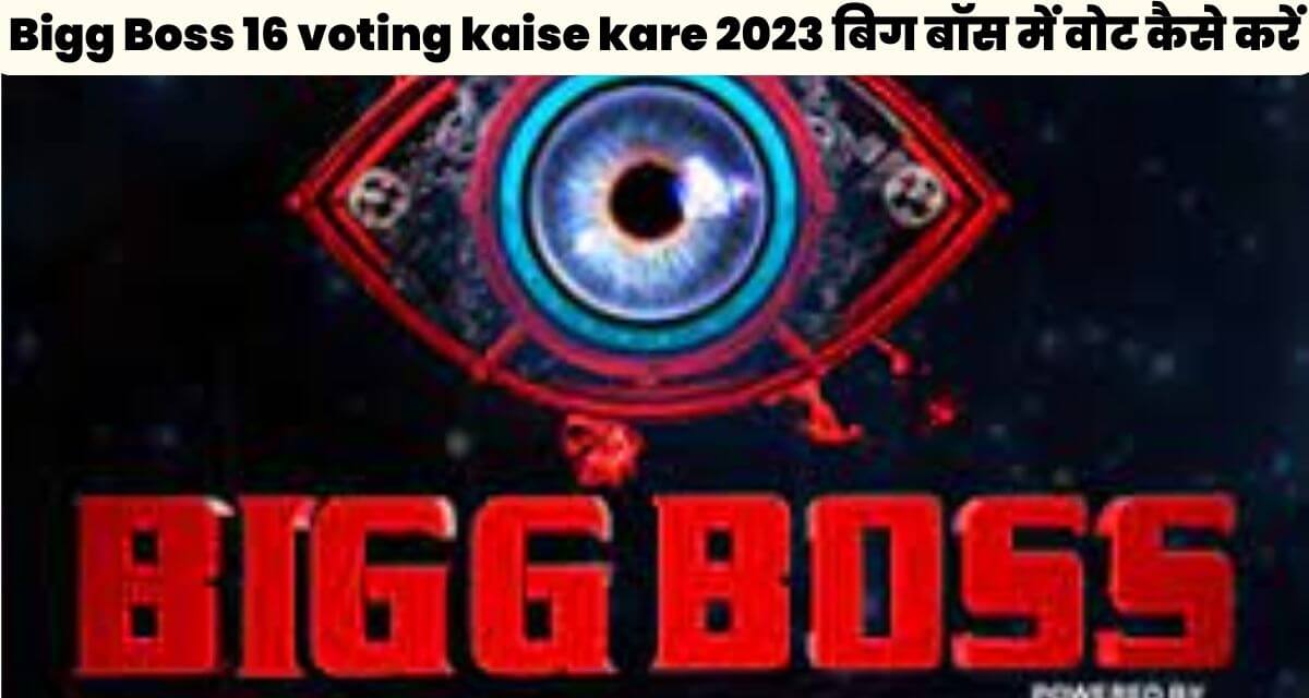 Bigg Boss 16 voting kaise kare