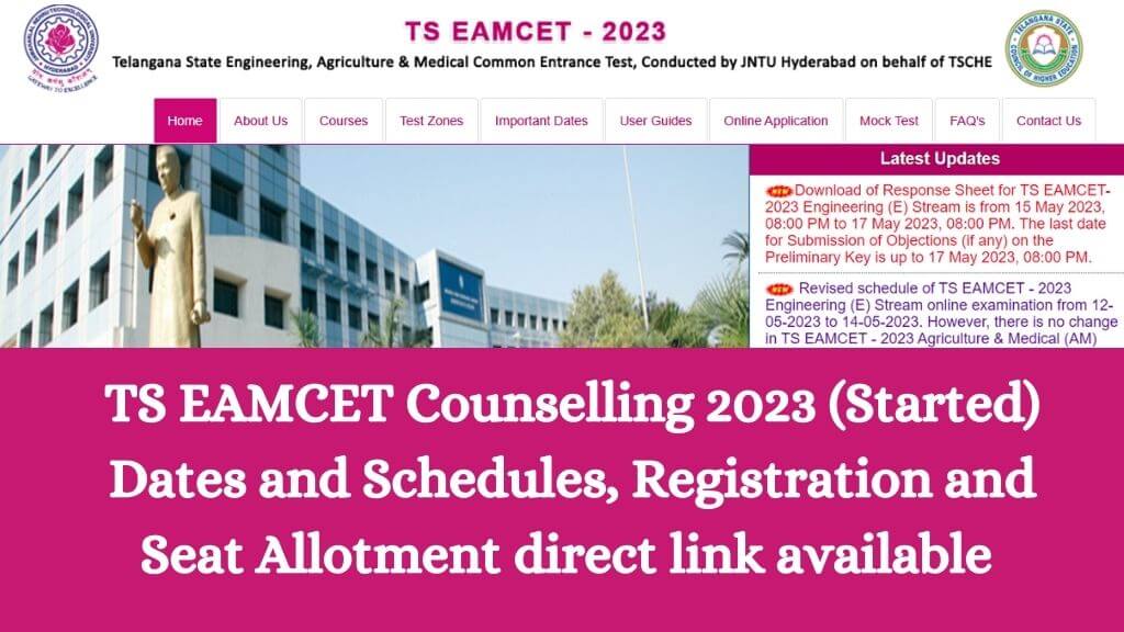 TS EAMCET Counselling 2023
